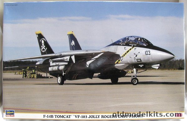Hasegawa 1/48 Grumman F-14B Tomcat - VF-103 Jolly Rodgers Last Flight, 09677 plastic model kit